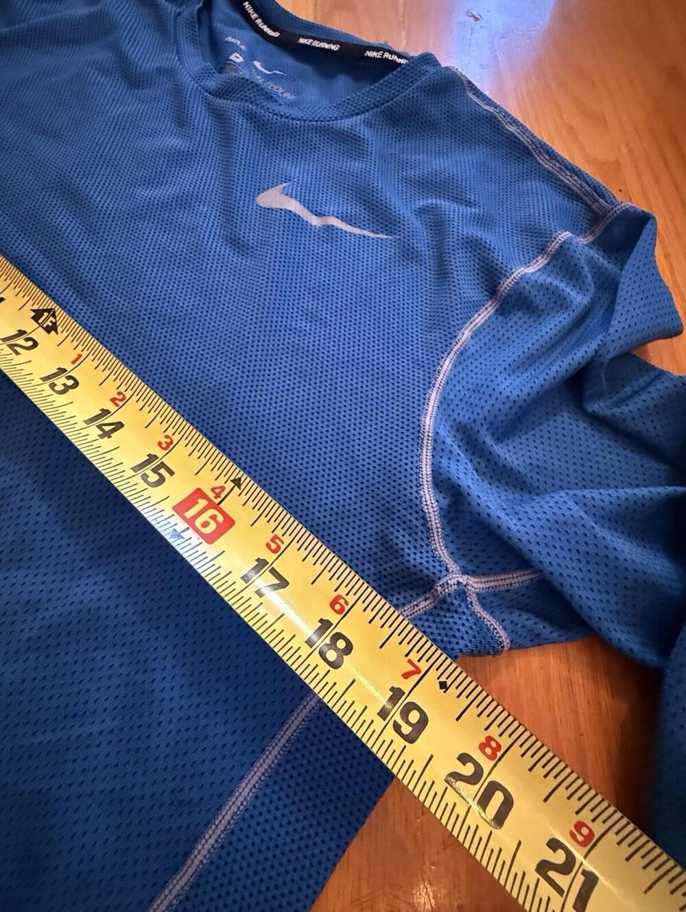 Nike‎ Zonal Cooling Long Sleeve Top Dri Fit Sz M Thumb Holes Lightweight - Picture 5 of 11